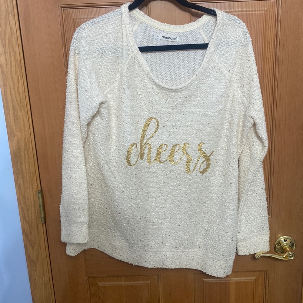 Maurices Cheers Sweater Size 0 Cozy Comfort Style